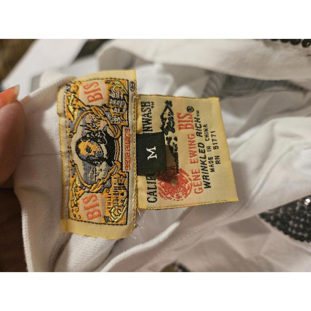 Bis bis cardigan sz m oversized vintage gene ewing - Picture 5 of 5